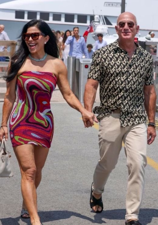 Jeff Bezos and Lauren Sanchez Summer Vacation in Croatia